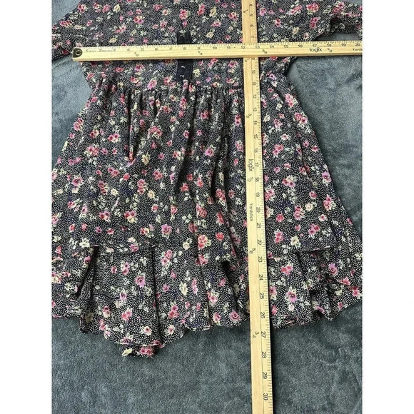 Pins and Needles Boho Multicolor Floral Tunic Babydoll Top Size XS - Picture 6 of 16